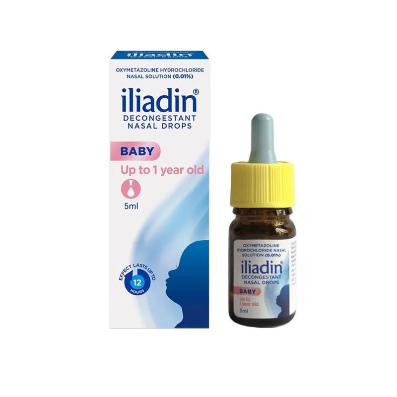 Iliadin Baby Nasal Drops 0.01%, 5ml