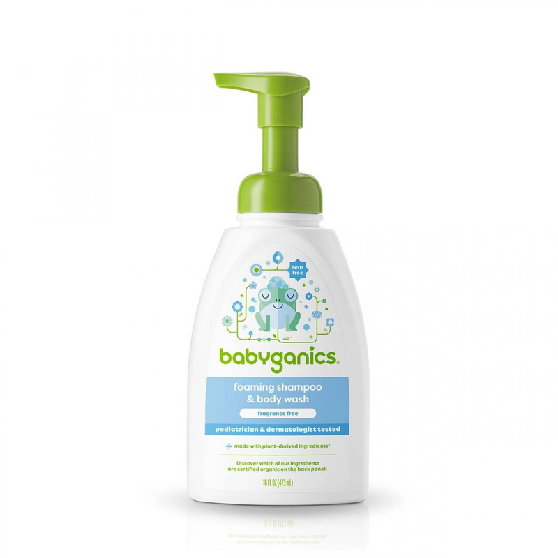 Babyganics Shampoo & Body Wash (Fragrance Free) 473ml