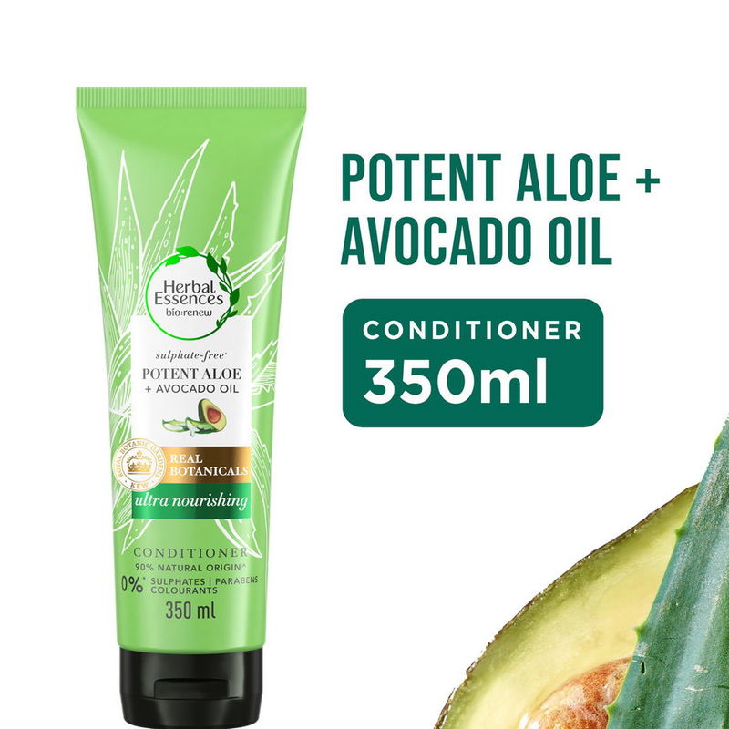 Herbal Essences bio:renew Potent Aloe + Avocado Oil Conditioner 350ml