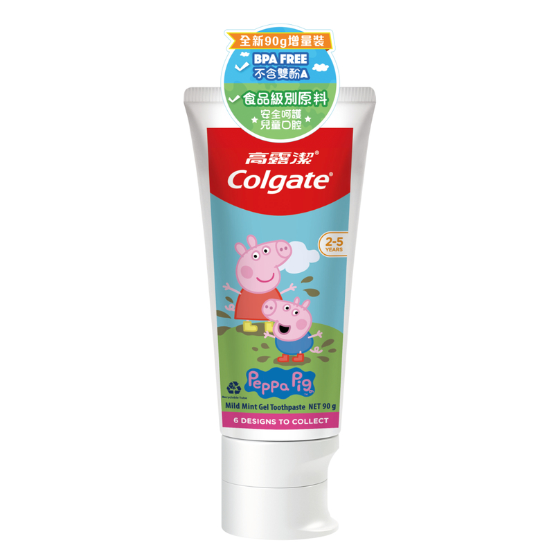 Colgate Peppa Pig Toothpaste (2 - 5 Yrs) 90g (Random Delivery)