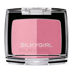 SilkyGirl  Shimmer Duo Blusher - 03 Rose Petal 4g