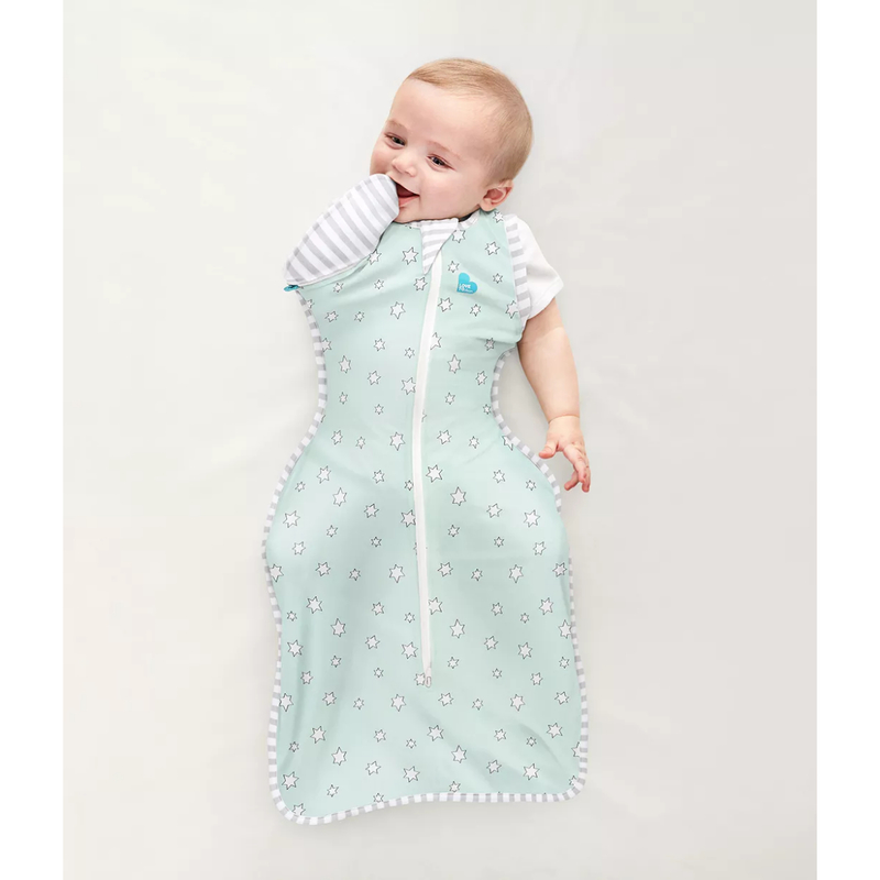 Love To Dream Swaddle Up Transition Bag Bamboo Lite (Stage 2) 0.2 TOG Superstar Olive M Size 1pc