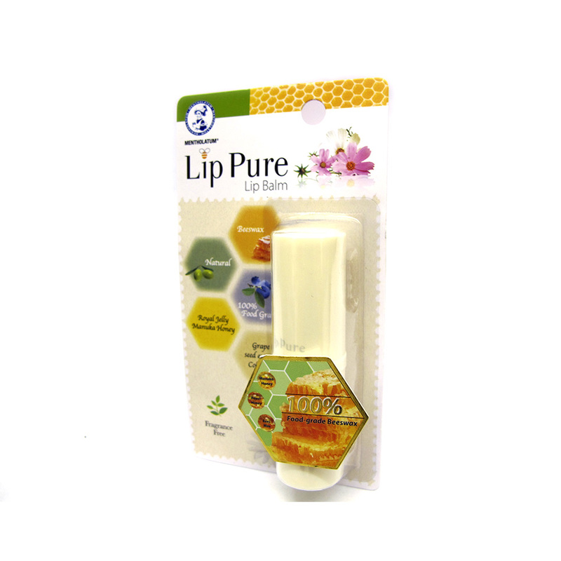Mentholatum Lip Pure Fragrance Free 4g