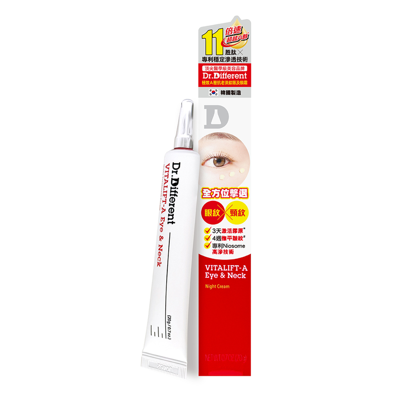 Dr.Different Vitalift-A Eye & Neck Night Cream 20g