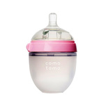 Comotomo Natural Feel Baby Bottle(Pink), 150ml