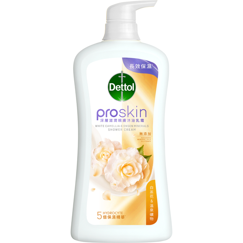 Dettol ProSkin Moisturizing Shower Cream (White Camellia and Onsen Minerals) 950g