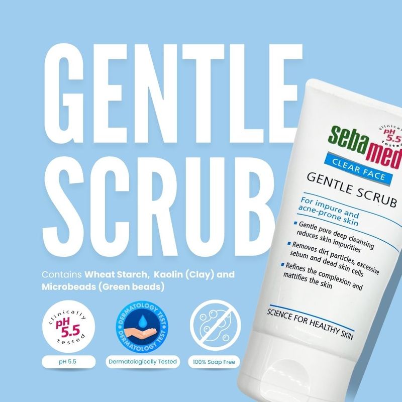 Sebamed Clear Face gentle Scrub 150ml
