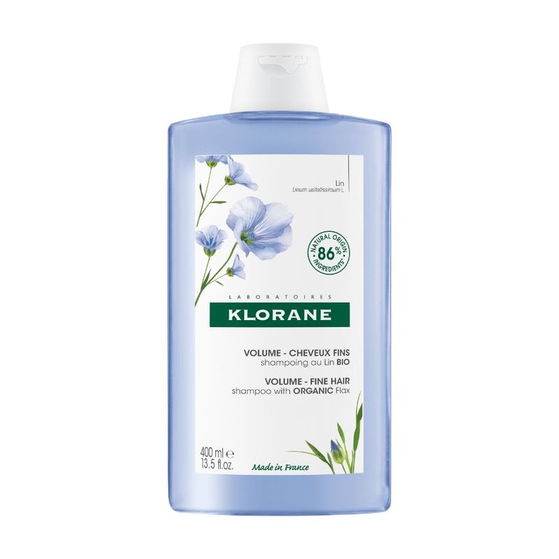 Klorane Flax Fiber Shampoo, 400ml