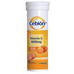 Cebion Vitamin C-Orange Effervescent 1000mg