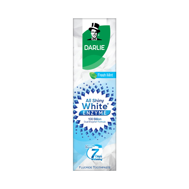 DARLIE All Shiny White Supreme Enzyme Toothpaste (Fresh Mint) 120g (Random Old/New Package Delivery)