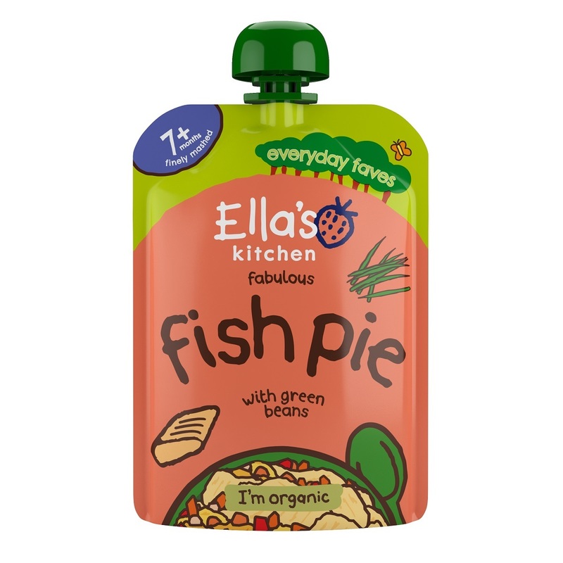 Ella's Kitchen Organic Fish Pie with Green Beans 7 Month+ 130g