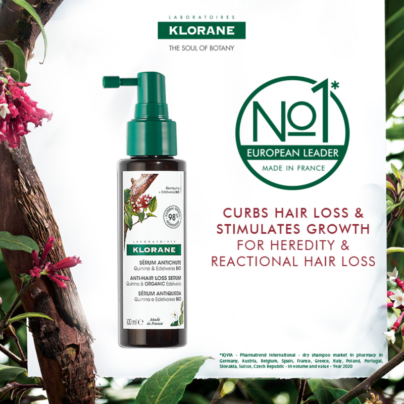 Klorane Anti-Hair Loss Serum With Quinine & Organic Edelweiss 100ml
