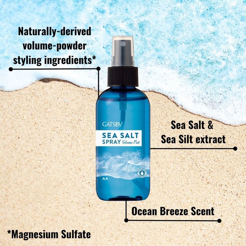 Gatsby Sea Salt Spray Volume Mat 145ml