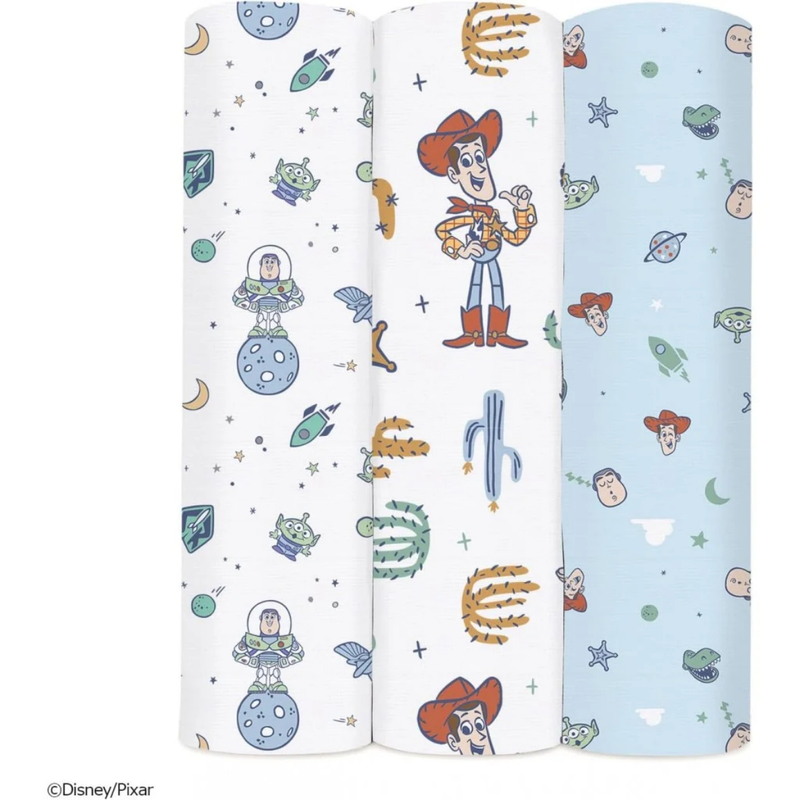 Aden+Anais Essential Swaddle (Disney Toy Story) 3pcs