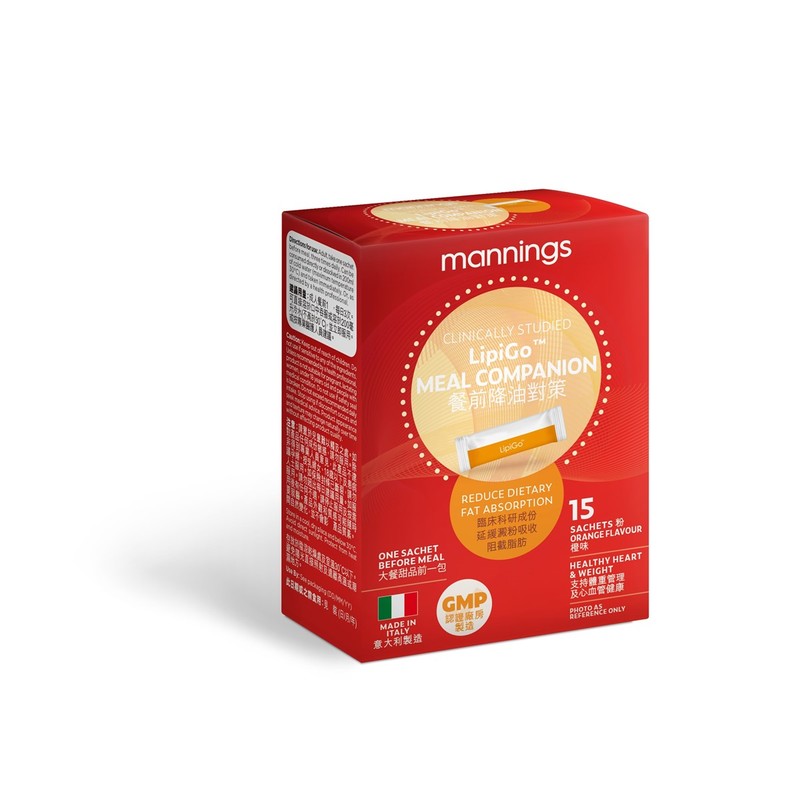 Mannings Lipigo Meal Companion Powder 15 Sachets