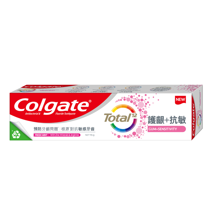 Colgate Total Gum + Sensitivity Toothpaste (Fresh Mint) 115g