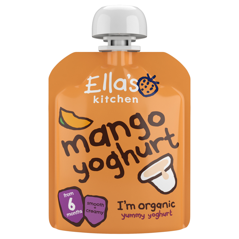 Ella's Kitchen Organic Mango Yoghurt Greek Style 6 Month+ 90g