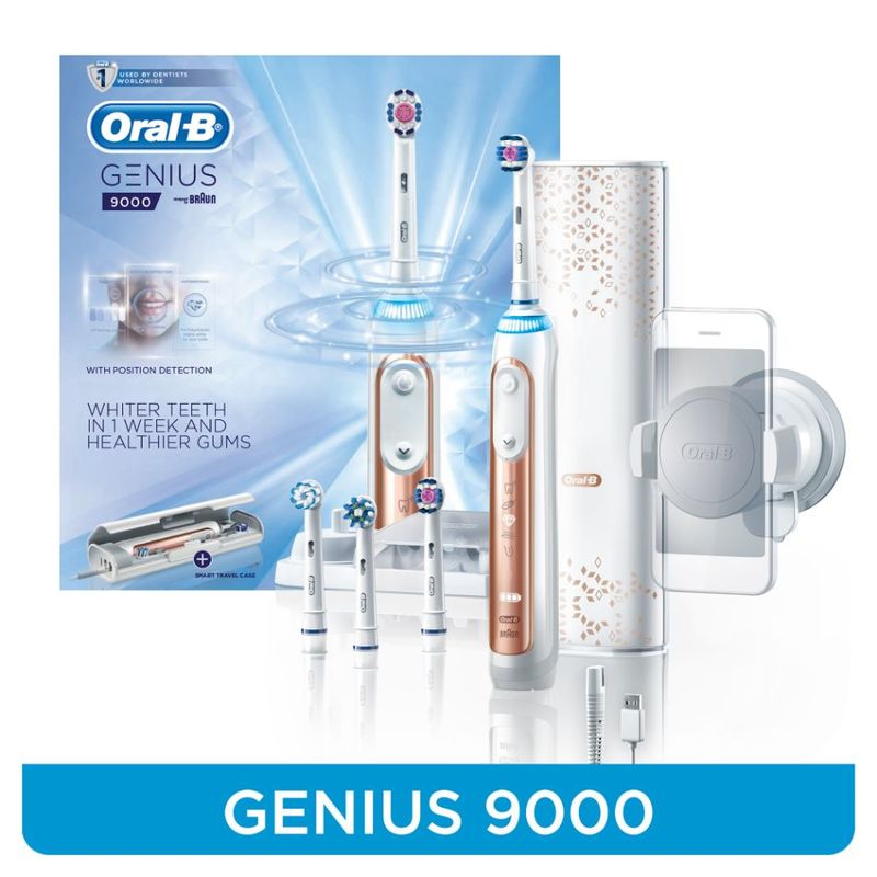 Oral B Genius 9000 Rosegold Rechargeable Toothbrush 1 Count Guardian Singapore