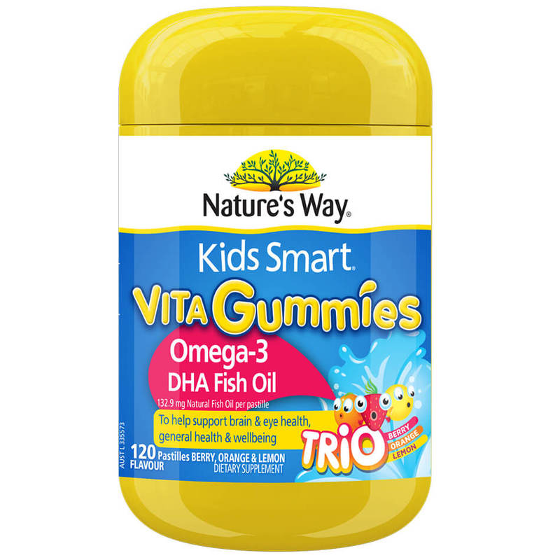 Nature's Way Kids Smart Vita Gummies Omega-3 DHA 120S
