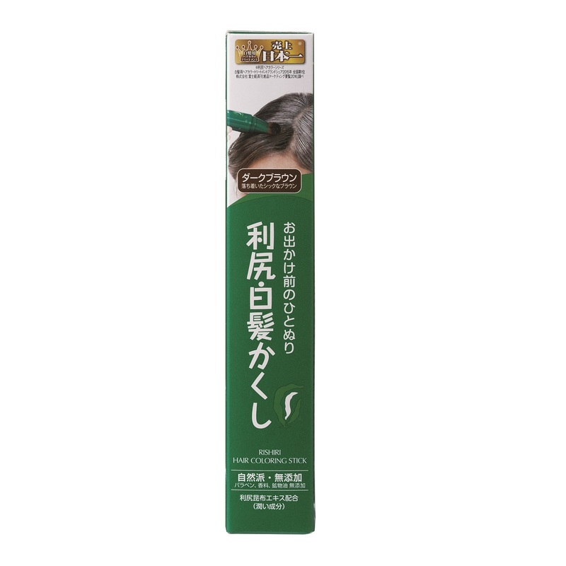 Pyuru Rishiri Hair Coloring Stick (Dark Brown) 20g