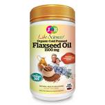 JR Life Sciences High Strength Organic Cold Pressed Flaxseed Oil 1500mg