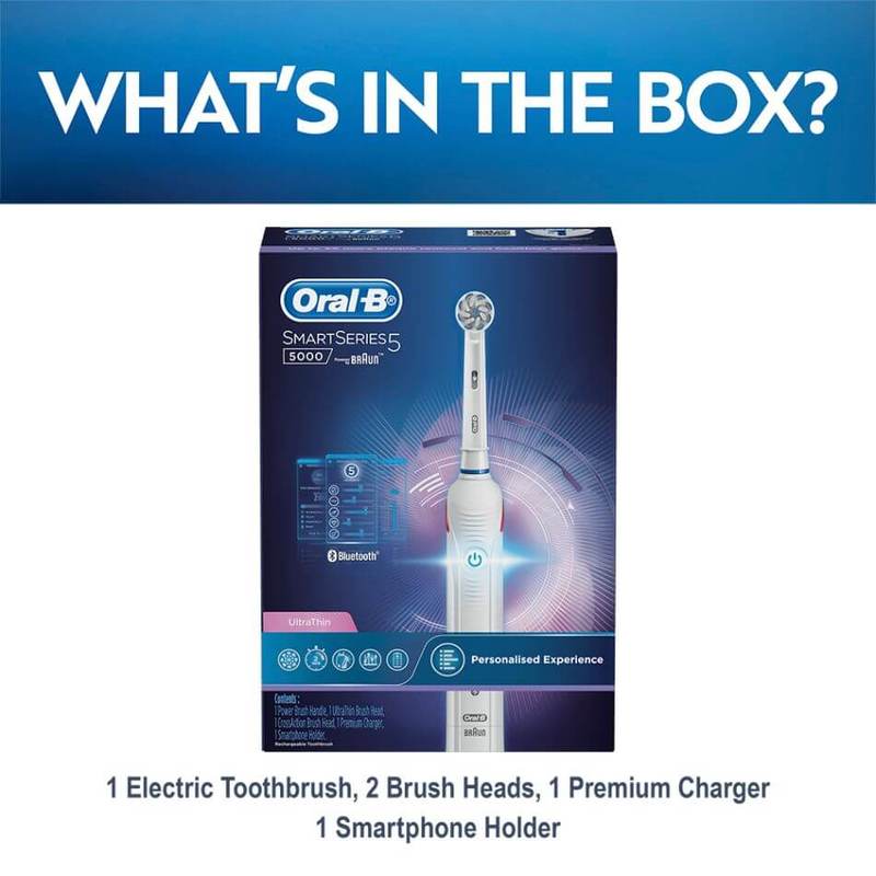 Oral-B® SMART SERIES 5 5000 Rechargeable Toothbrush 1 count