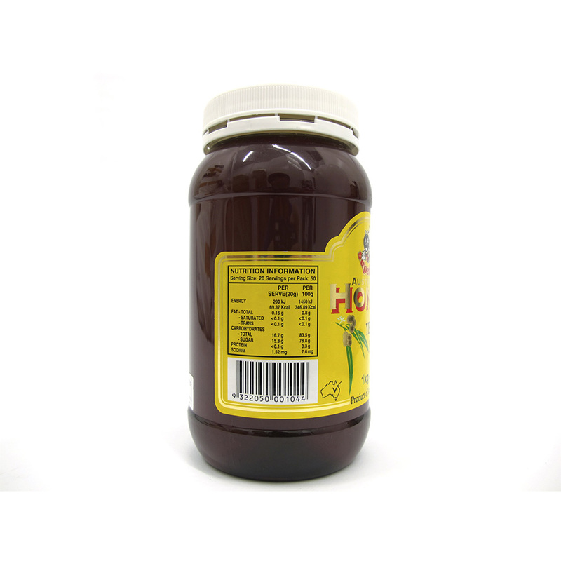 100% Yellow Box Honey, 1kg