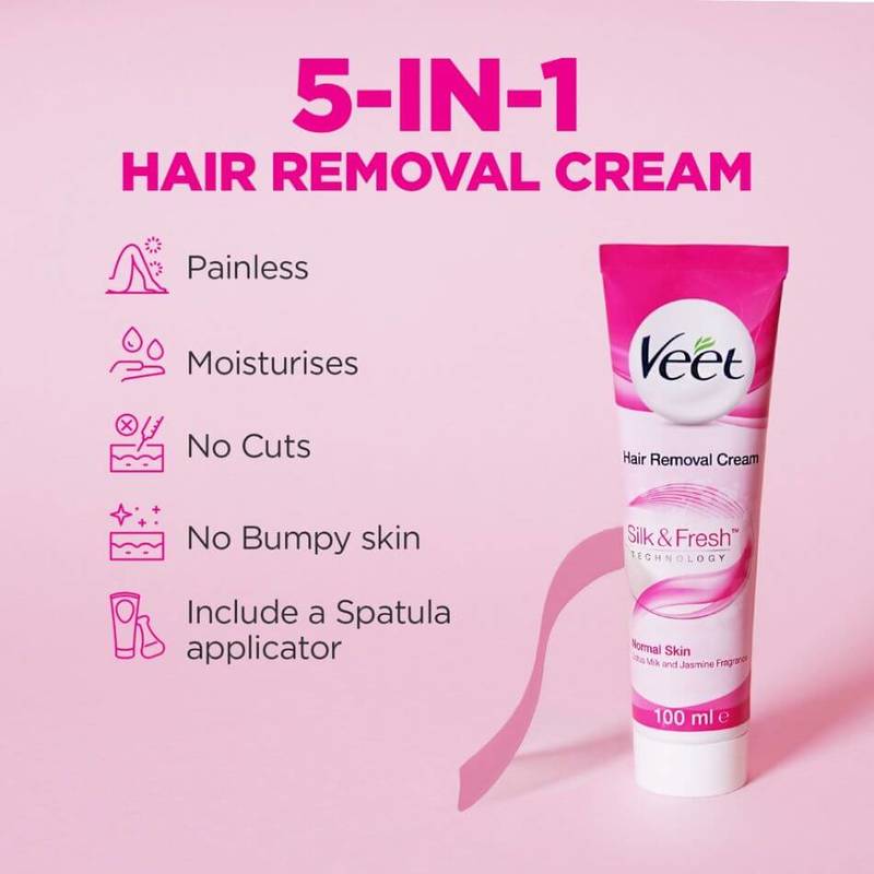 Veet Hair Removal Cream Normal Skin, 100ml