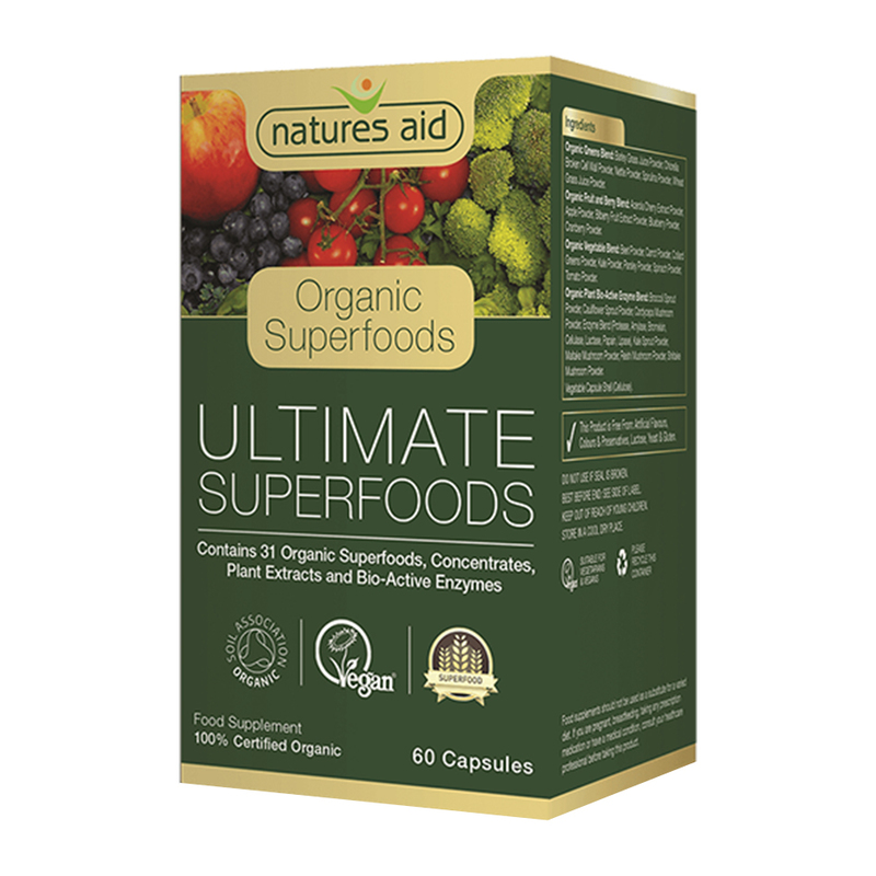 Natures Aid Ultimate Superfoods Capsules (Organic), 60 capsules