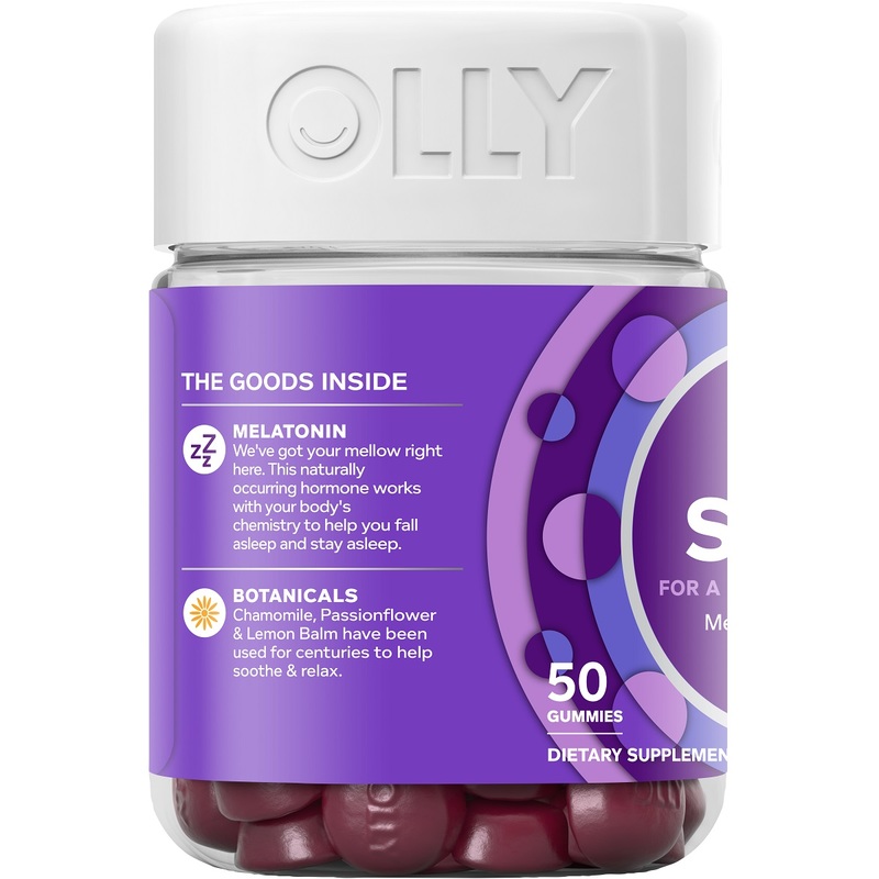 OLLY Sleep Gummy Supplements 50pcs
