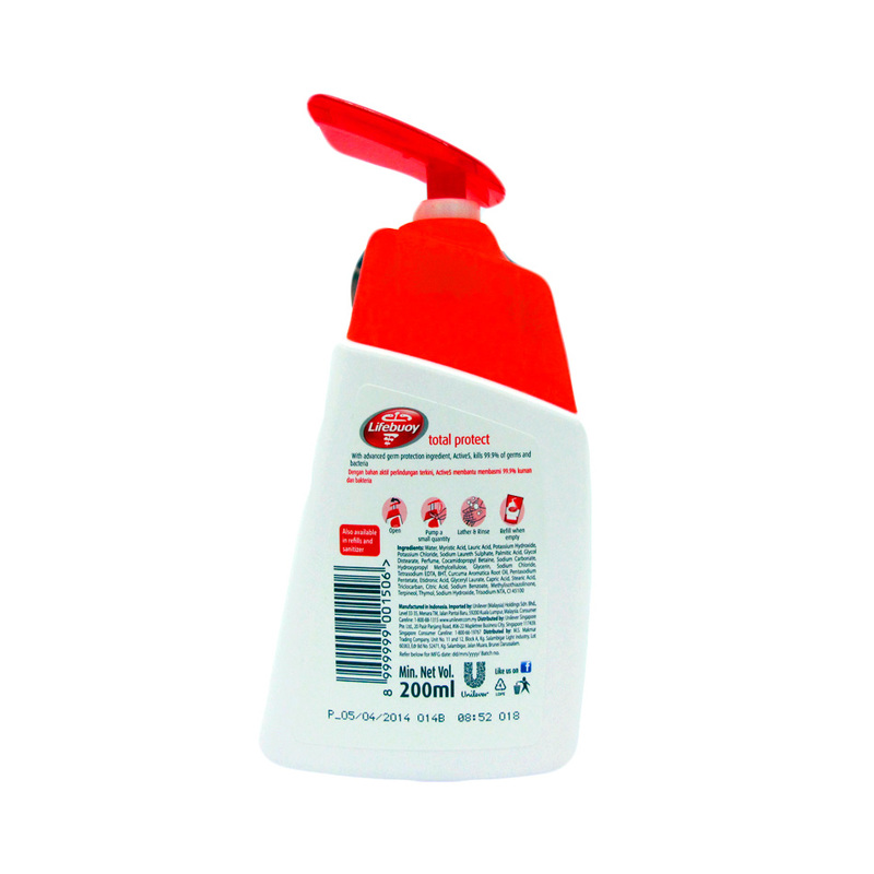 Lifebuoy Total Protect Antibacterial Handwash, 200ml
