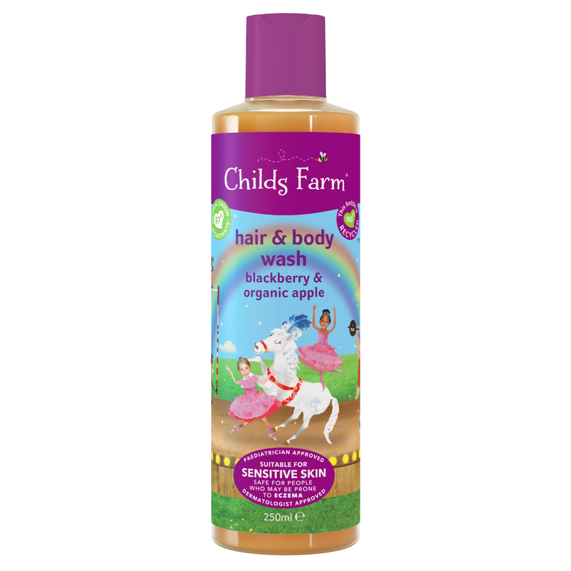 Childs Farm Blackberry & Organic Apple Hair & Body Wash 250ml