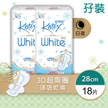 Kotex White Slim Long 28cm 18pcs x 2 Packs