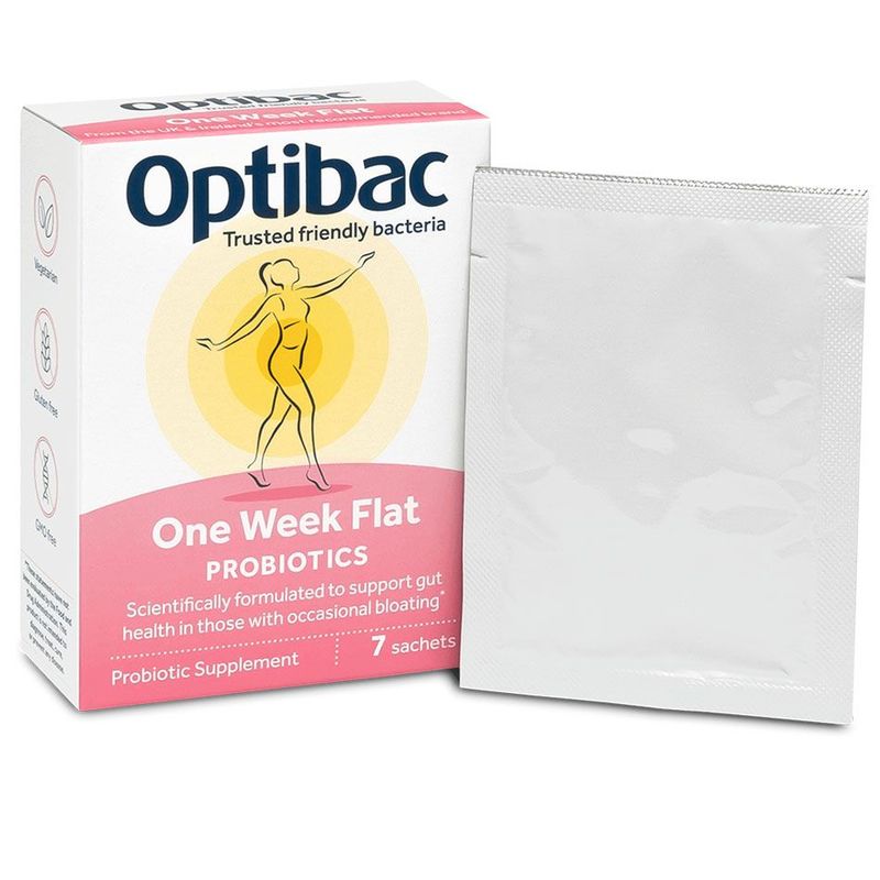 OptiBac Probiotics for a Flat Stomach, 7 sachets