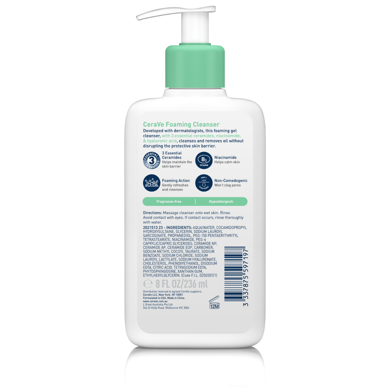 Cerave Foaming Cleanser 236ml