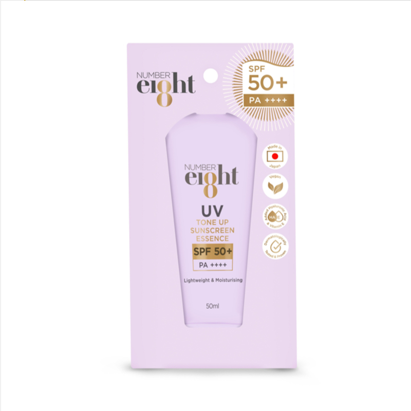 NUMBER eI8ht UV Tone Up Sunscreen Essence SPF50+ PA++++ 50ml