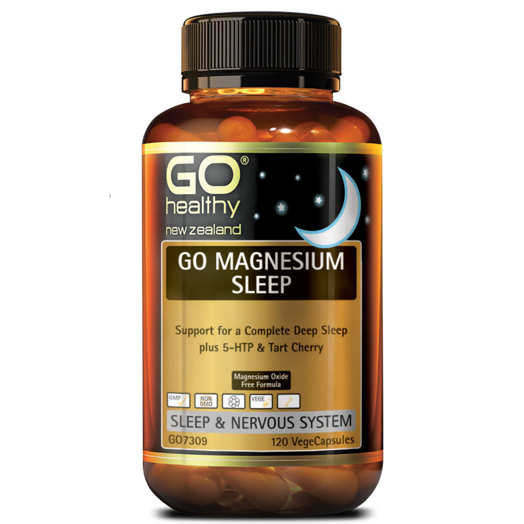 GO Healthy Magnesium Sleep 120 Capsules GO Healthy Guardian Singapore   604287 Go Healthy Magnesium Sleep 120 Capsules 1 1050Wx1050H