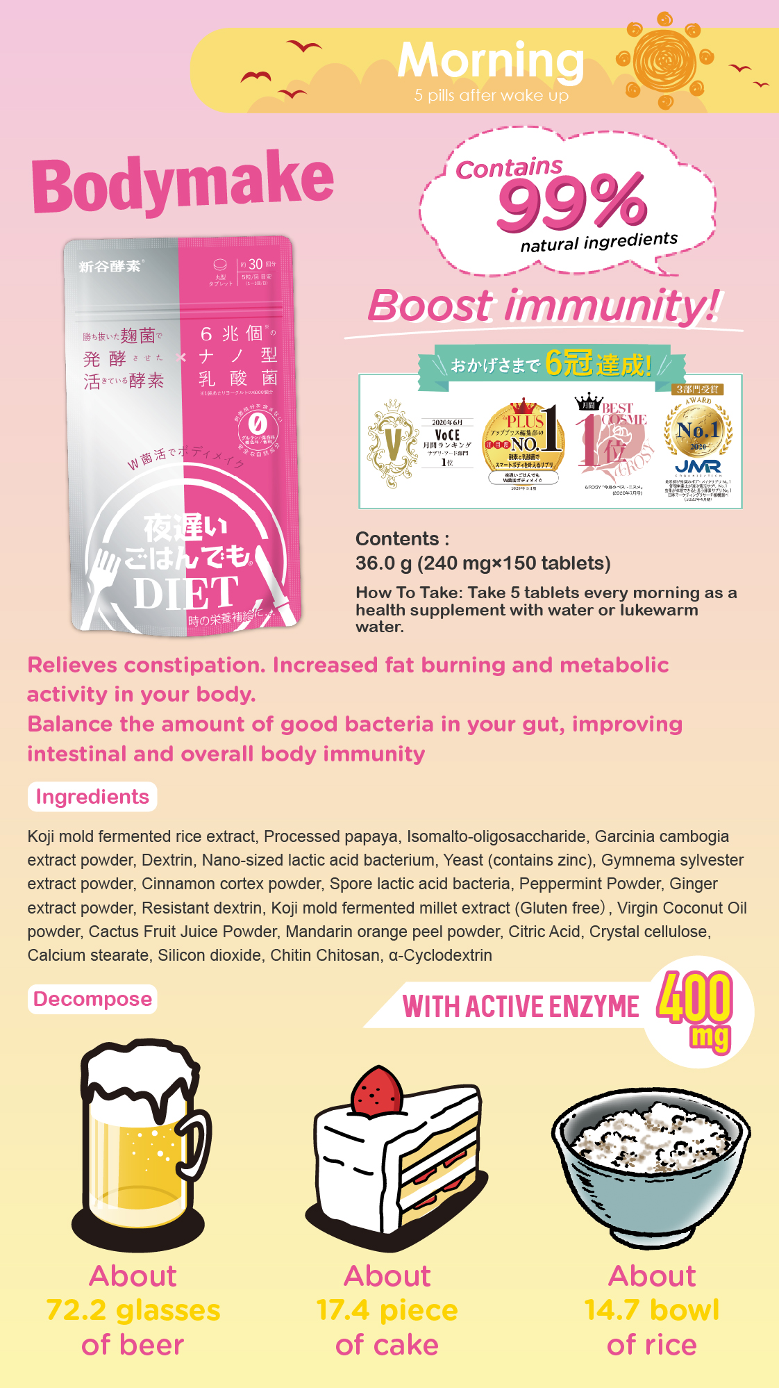 Shinya Koso Bodymake Daily Morning Enzymes | Guardian Singapore