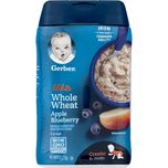 Gerber Lil' Bits Whole Wheat Apple Blueberry Cereal, 227g