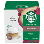 Starbucks Cappuccino by NESCAFe DOLCE GUSTO 6 Coffee Capsules + 6 Milk Capsules