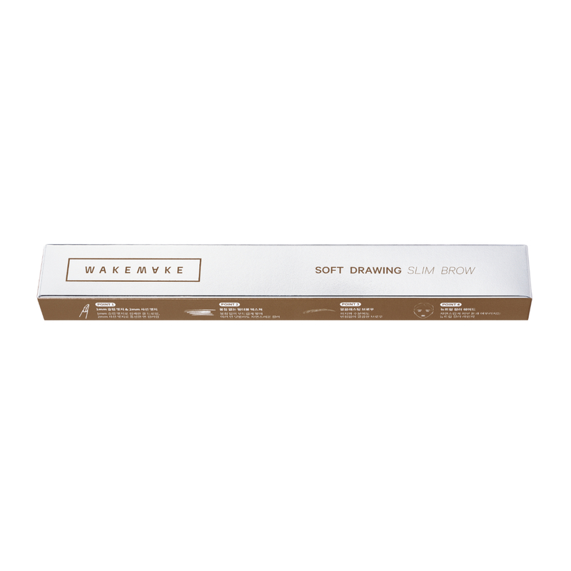 WAKEMAKE Soft Drawing Slim Brow (01 Deep Brown) 1pc