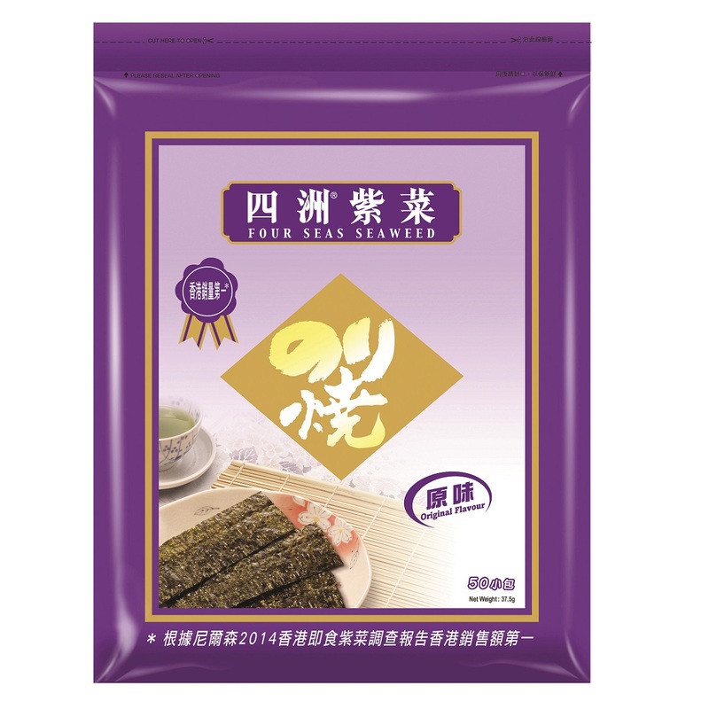 四洲紫菜50束原味 37.5克