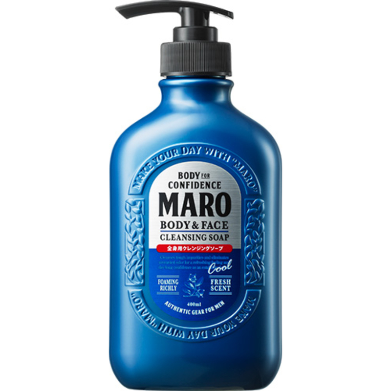 MARO Body & Face Cleansing Soap Cool 400ml
