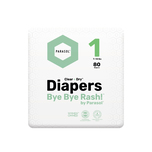 Parasol Clear+Dry Natural Diapers (Size 1/NB) 80pcs