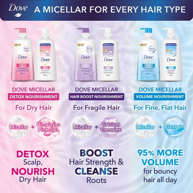 Dove Hair Boost Nourishment Micellar Conditioner 680ml