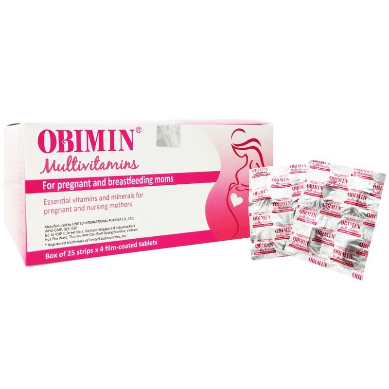 Obimin Multivitamins Tablets, 100 tablets