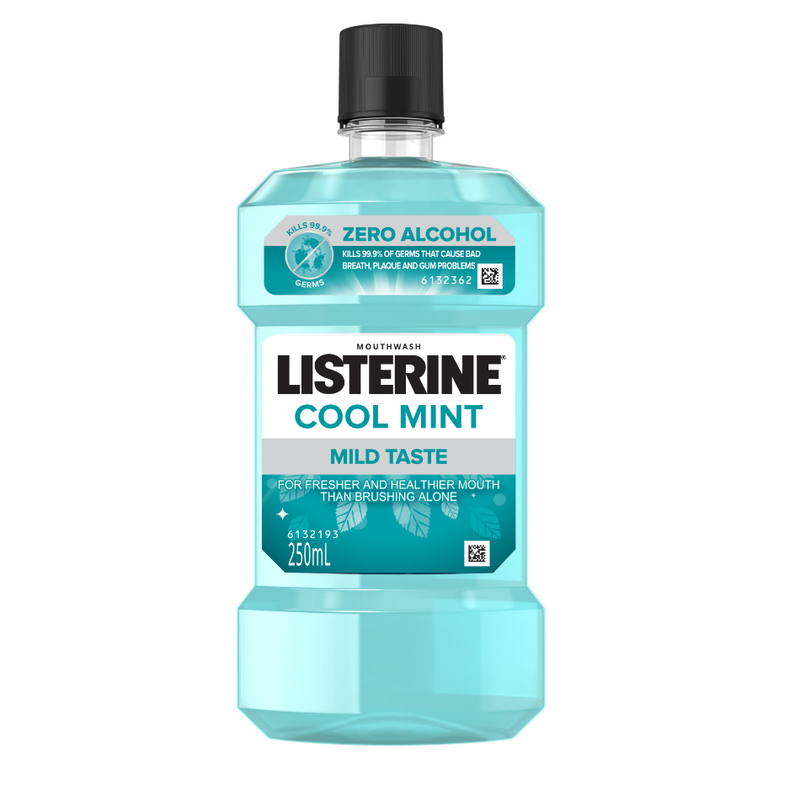 Listerine Mouthwash Cool Mint Zero, 250ml