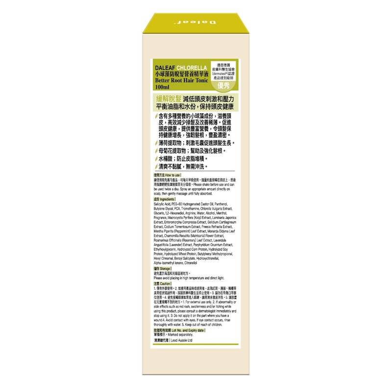 Daleaf Chlorella Better Root Hair Tonic 100ml