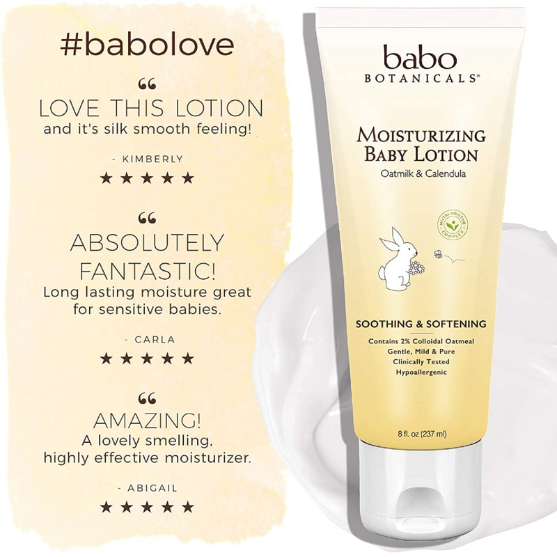 Babo Botanicals Oatmilk & Calendula Moisturizing Lotion 237ml | Babo  Botanicals | Mannings Online Store