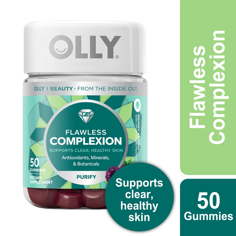 OLLY Flawless Complexion Gummy Supplements 50pcs